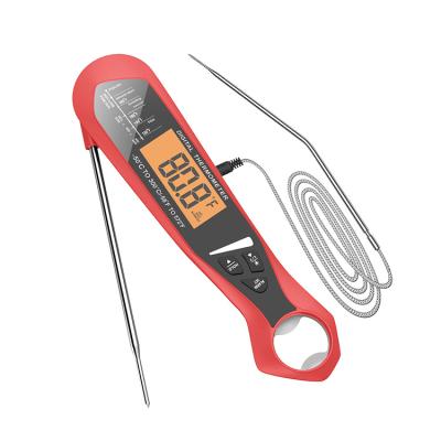 China Easy Operation Food Electronic BBQ Thermometer Probe Folding Digital Instant Read Meat Thermometer for sale