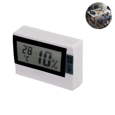 China Homehold Mini Digital LCD Display Thermometer Hygrometer Humidity Temperature Mother Hygrometer Indoor Thermometer for sale