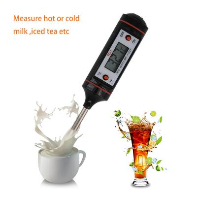 China High Performing Homehold Durable 304 Probe Thermometer For Measuring Water Milk Based Mixture Temperature Thermometer for sale