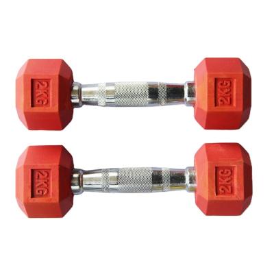 China Hot Selling Custom Made Fitness Exercise Dumbbell Gym Dumbbells Commercial Wholesale Commercial Use Ladies 15 Kg Hex Dumbbell for sale