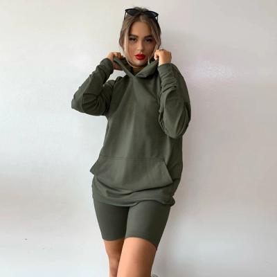 China Anti-pilling 2021 jogger suits fall women clothes grow top hoodies sets fashion women set for sale