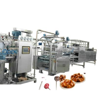 China Automatic Candy Boiler Sugar Lollipop Hard Candy Production Line Depositor Making Machine for sale