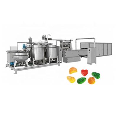 China Automatic Candy Jelly Gummy Fondant Candy Making Machine Production Line for sale