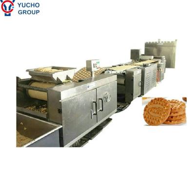 China Full Automatic Bakery Biscuit Making Machine Soft Cookie Production Line With Good Price for sale