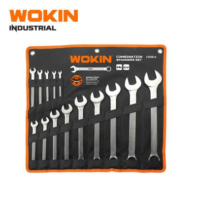 China 14pcs CrV Combination Wrench Set for sale