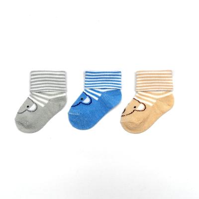 China Wholesale New Fashion Breathable Children Socks 0-3 Months Winter Cotton Warm Breathable Pure Baby Socks for sale