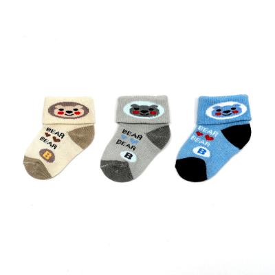 China Customized Logo Breathable Comfortable Toddler Infant Newborn Baby Boy Girl Non Slip Non Slip Baby Grip Socks for sale