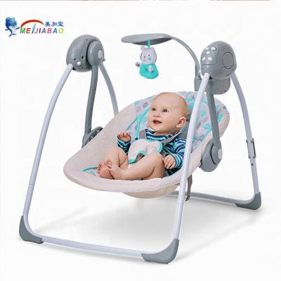 China Hot Selling Safety Kids Toys Bouncer Educational Rocking Chair with Electric Musical Swing Swing Baby Infant Indoor Rocker for Kids for sale