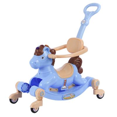 China A yaoyao horse that can move the latest version of the rocking horse 2021 shake the cart Yaoyao car for children factory custom toys baby toys for sale