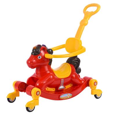 China A yaoyao horse that can move universal plastic baby chair animals rocking horse children play for sale