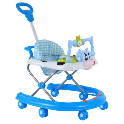 China Walker With Multifunctional Push Strollers Walkers Carriers Education Music 4 In 1 Baby Walker Baby With Toy Box Lightweight Unique Baby Walker for sale