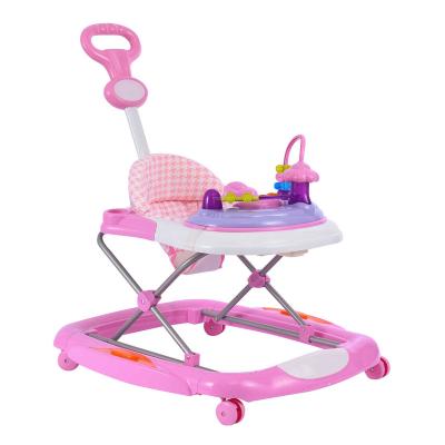 China Walker with the push& Newest Version Baby Swing Walkers Baby Rocker Cart Music Play Baby Toy Car Toy Rocking Wholesale for sale