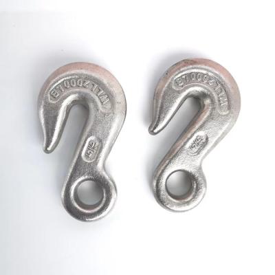 China Trailer Parts Forged Galvanized Hook Hook Trailer Quality Lifting Hook Chain Accessories for sale