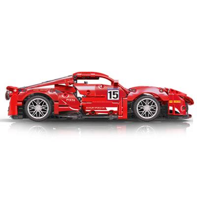 China Building Toy Boys Gift Car Sports Car Remote Control DIY Building Block Set High Difficulty Puzzle Block Toys Compatible for sale