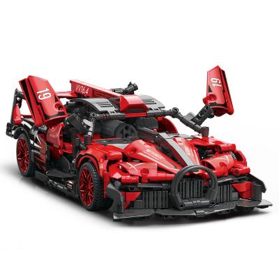 China Super Construction Toy Creative High-tech Series Racing Car Model Building Blocks Bricks Toys for sale