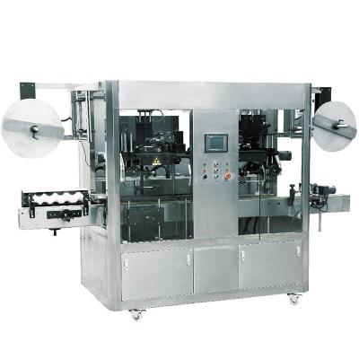 China High Speed ​​Food Double Heads Labeling Machine For Sealing PVC / OPS / PET Labels for sale