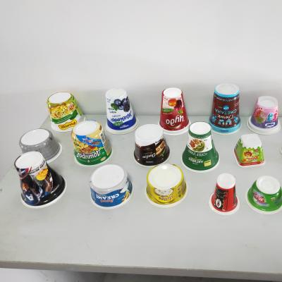 China Automatic Food Labeling Machine Shrink Sleeve Label For Plastic Cups Packaging for sale