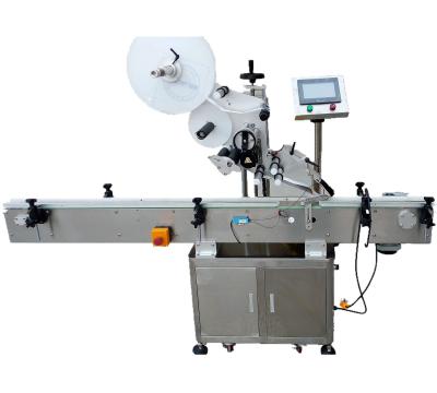 China Food Automatic Vial Round Bottle Labeling Machine Horizontal Sticker Labeling Machine for sale