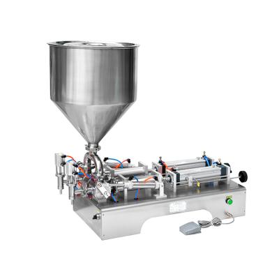 China High Efficiency Small Bottle Shampoo Liquid Semi Automatic Capping And Filling Labeling Machine for sale