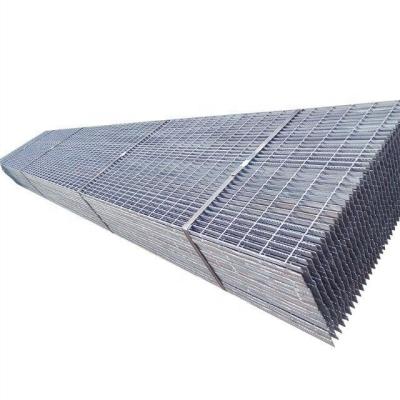 China Industrial untreated self-color crenellated black steel grating for sale