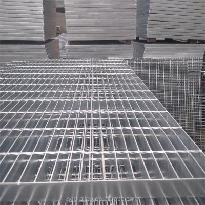 China Industrial Galvanized Stainless Steel Rebar Sewer Shelf Concrete Grating Serrated Steel Grating for sale