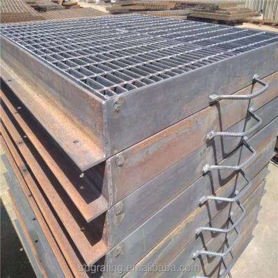 China Industrial floor grate drainage cover /stainless steel bar grate channel ditch drain with frame for sale