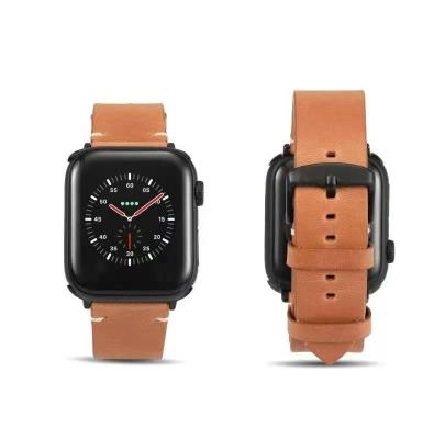 China Factory Wholesale Genuine Animals Wrist Men's and Women's Leather Apple Watch Band for sale