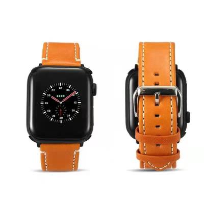 China Super Quality Simple Classic Design Leather iwatch Band For Apple Chain Watch Band Series 5 4 3 2 1 for sale