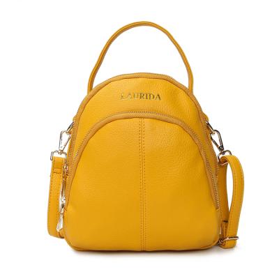 China 2020 new fashion factory leather backpack for teenage girls for sale