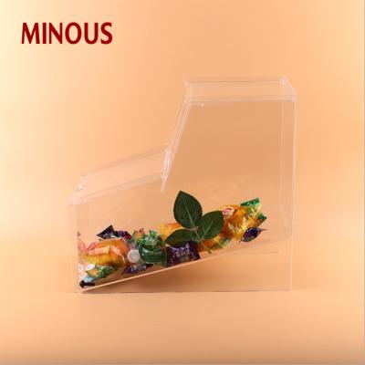 China 1)Supermarket 2)stores candy display box shopping mall acrylic customized transparent food display box for sale