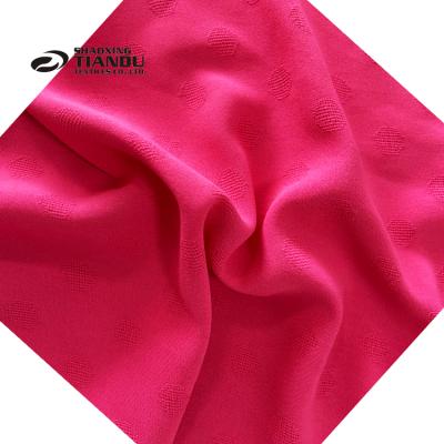 China 2021 New Design Supplier High Quality 100% Polyester Circle JAC CEY Memory Fabric for sale