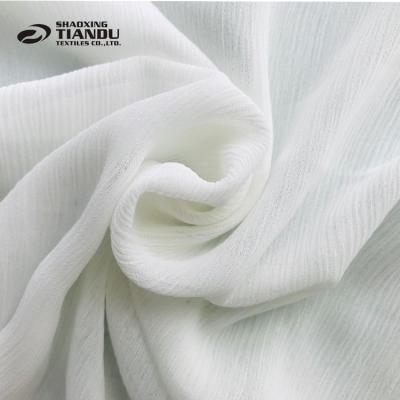 China Eco Friendly Tear-Resistant 50% Chiffon Crepe 75D Polyester Sustainable Range Recycling Fabrics for sale