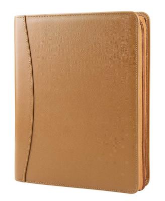 China Professional PU Folder with A5 Size 3-Ring Binder, Business Padfolio Case Documents Holder Folder Organizer for sale