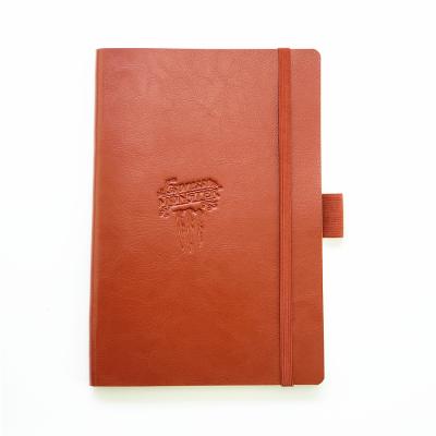 China A5 Hard Cover Notebook Manufacturer Wholesale PU Leather Travel Journal for sale