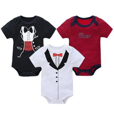 China Solid 100% fiber equipments baby romper romper sale polyester clothing cos arket bamboo infant hot t-shirts nc for sale