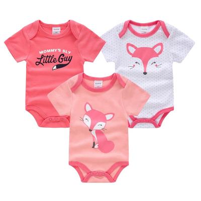 China Doc T-Shirts Summer Sleeper Bamboo Jumper Rompers. 100% Fiber Baby Bodysuit Newborn Bamboo Clothes New Arrivals Hudson for sale