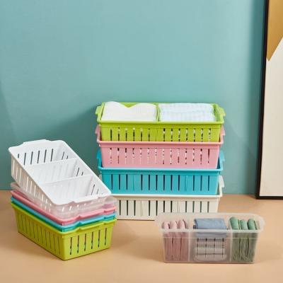 China Best Price Multifunctional Household Stored Top Quality PP Divided Storage Boxes for sale