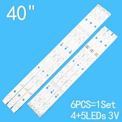 China 40 Led Backlight Strip For Skyworth Tv 5800-W40001-RP00 5800-W40001-LP00 NE-40F301CN16 40L3650 zu verkaufen