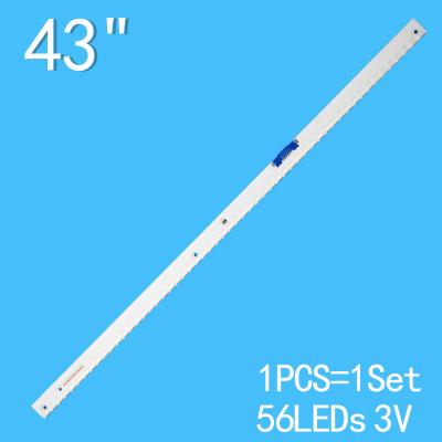 中国 43inches Samsung TV Backlight For V6EY_430SM0_56LED_R4 UE43M5500 UE43M5502 UE43M5505 BN96-39506A 販売のため