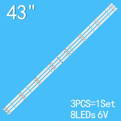 China White Monitor Backlight Led Strip For CC02430D818V07 430E(430C) 3X8 4S2P BA2219562 1704-VB03B for sale