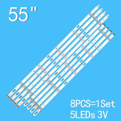 China 3v LED Backlight Strip For V0T7-550SMA-R0 UE55AU7175UXXC UE55AU7172UXXH UE55TU8005 for sale