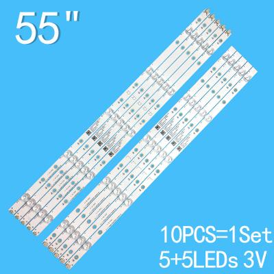 中国 TV Backlight For 55pus7304 55pus6704 55PUS7394 LB-GM3030-GJ0D22555X10AN22-R-1-H NS-58DF620NA20 販売のため