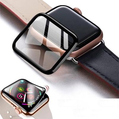 China Smart Watch Suitable for Apple Watch 7 Protective Hot Bending Full Coverage PMMA Compound Apple Watch 7 3D Film Toughened Watch Film iwatch4/5/6 for sale