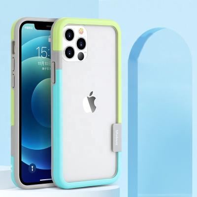 China Shockproof suitable for Apple 12promax XS/XR mobile phone case/silicone contrast color cover device to absorb heat of iPhone 1 for sale