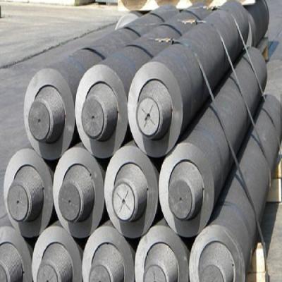 China SHP Grade 5.8 Microns Graphite Electrode Rod For Making Arc Furnace for sale