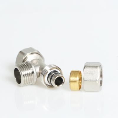 China Pex Al Pex Fittings Silver Plating Female BSP NPT Brass Hydraulic Tee Hose Fitting Custom From China Manufacturer for sale