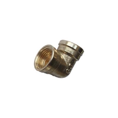 China Low Price Corrosion Resistant Sale Female Thread PVC Brass Pipe Fitting 90 Degree Brass Elbow for sale