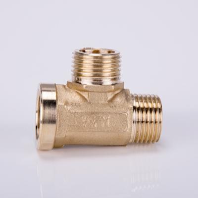 China New Design Good Quality Pex-Al-Pex Fittings Brass Female&Male&Female Tee Reduction for sale