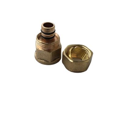 China Brass Compression Fitting/Fitting (SKZ, AENOR, WRAS, ACS) - Straight Equal For Pex-Al-Pex Pipe Water Supply Reduction for sale