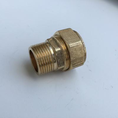 China brass male fitting straight pex al pex pipe connector socket tube fitting reducer for sale